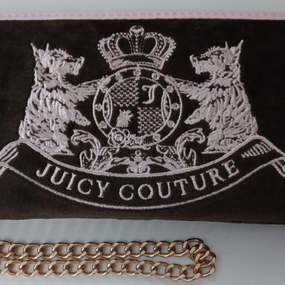 Juicy Couture Brown and Pink Crest Wallet - Picture 2 of 9